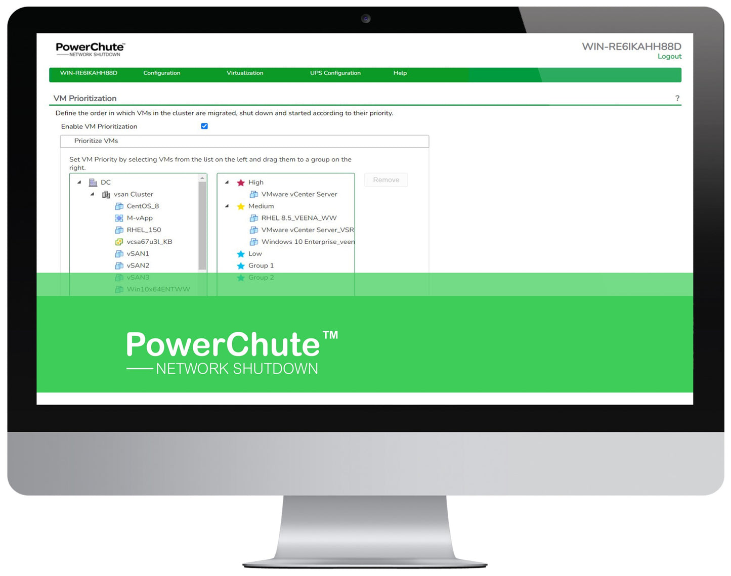 APC DIGITAL LICENSE POWERCHUTE NETWORK SHUTDOWN FOR VIRTUALIZATION AND HCI 1 YEAR