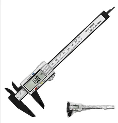 150mm 100mm Electronic Digital Caliper Carbon Fiber Dial Vernier Caliper Gauge Micrometer Measuring Tool Digital Ruler