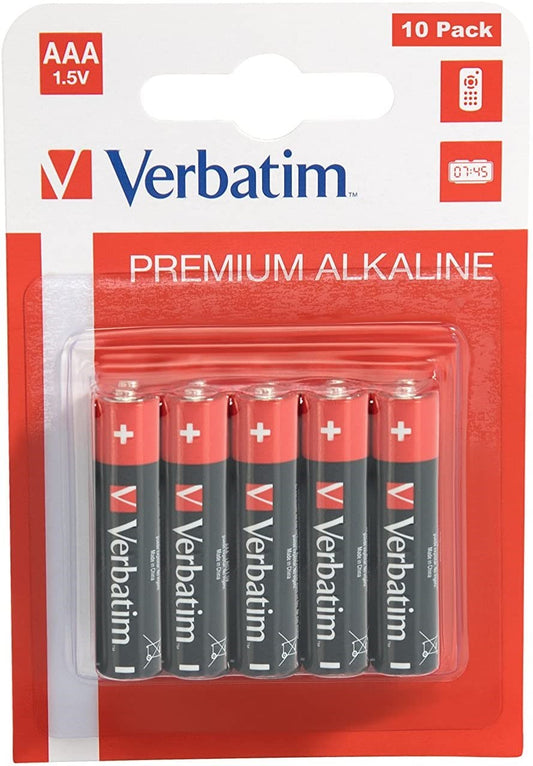 VERBATIM AAA ALKALINE BATTERY (10X 4PK) CARTON