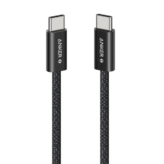 ANKER TYPE C TO TYPE C BRAIDED CABLE 240W 1M BLACK WARRANTY 2 YEAR