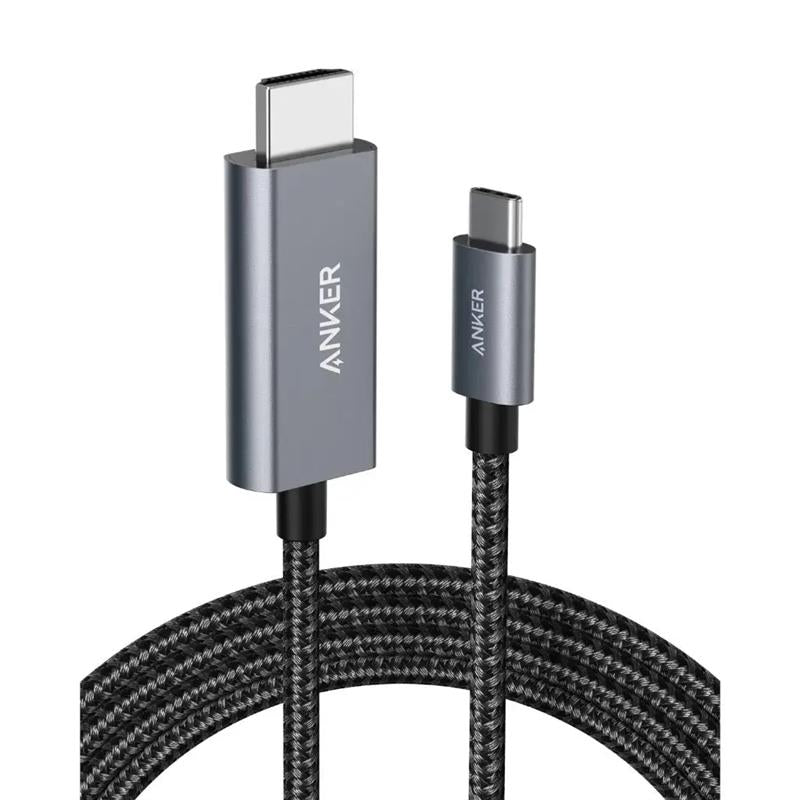 ANKER 311 TYPEC HDMI BRAIDED CABLE 1.8M BLACK WARRANTY 2 YEAR