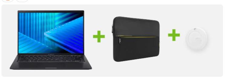 ACER EXTENSA 14 " WUXGA IPS ULTRA 5 16GB 512GB SSD WITH TARGUS CITY GEAR 13-14" SLEEVE  AND MILI ITEM FINDER, APPLE & ANDROID