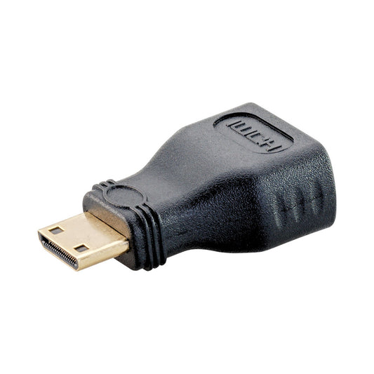 VCOM MINI HDMI FEMALE TO HDMI MALE ADAPTER (CA316)