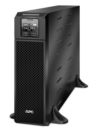 APC ONLINE SRT 5000VA/ 5KVA 4500W UPS TOWER/RACK RACK MOUNT INCLUDED: NO RACK TYPE: 3U NETWORK CARD:YES BATTERY:YES BATTERY TYPE: VRLA WARRANTY: 3 YEARS ON UPS, 2 YEARS ON BATTERIES NOTES: RAIL KIT SRTRK2 SOLD SEPARATELY