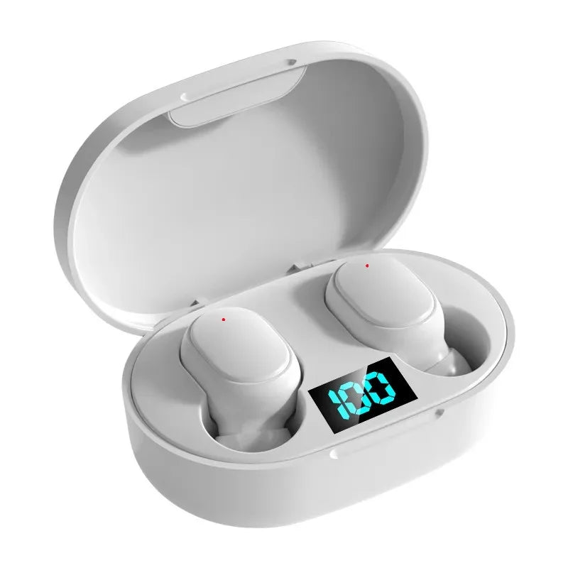 E6S Wireless Bluetooth Earphones TWS Bluetooth Headset Wireless Earbuds Noise Cancelling Earphones with Mic Headphones Sport